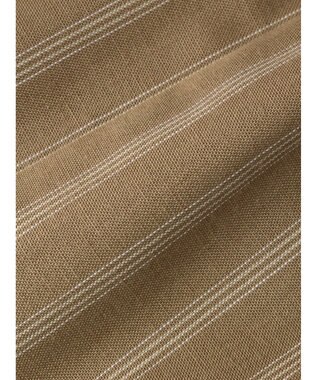 Green Parks 綿麻混シングルミディ丈ベスト Black