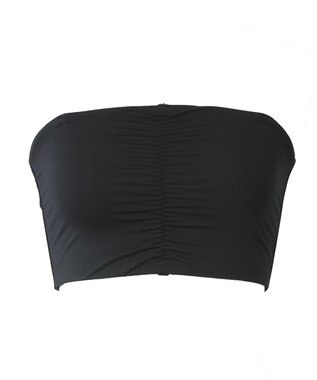  包んでホールドチューブトップ ヌーブラ メッシュ素材でサラッと快適