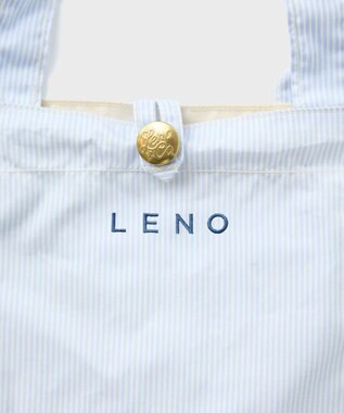 LENO NEWS PAPER BAG CANDY STRIPE / ニュースペーパーバッグ SAXE BLUE
