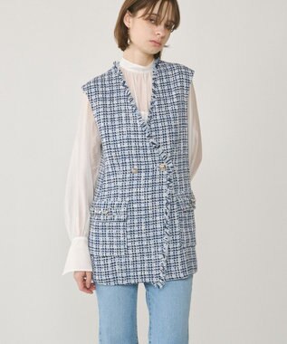 ルーズツイードジレジャケット