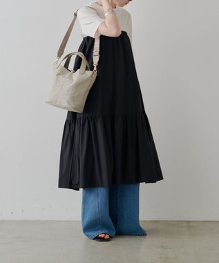 russet コーデュラナイロン2WAYタウントートバッグ(CE-1673-WEB) L.Greige