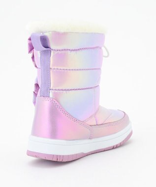 ANY KIDS リボンスノーブーツ ラベンダー