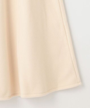 23区 【SLOW/セットアップ対応】マイクロエコフリース フレア スカート アイボリー系