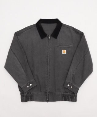 WEGO ワーカーズWジップブルゾン ブラック中濃色