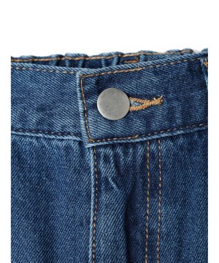 Green Parks ・Ｄｏｕｂｌｅ　Ｆｌａｇｓフリンジラインストレートデニム Indigo