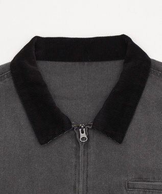 WEGO ワーカーズWジップブルゾン ブラック中濃色