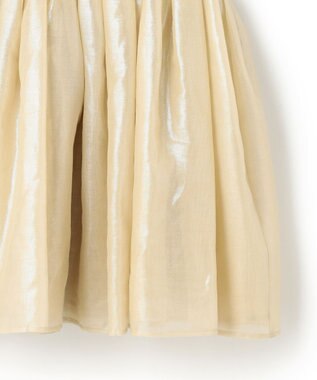 NAVE 【Nave・シアー素材】ラメボイル ブラウス アイボリー系