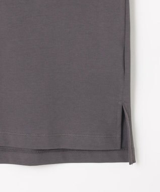 ANY L オーガビッツ刺繍ロゴＴシャツ チャコール