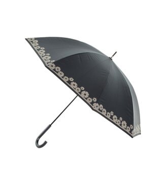 MOONBAT 晴雨兼用日傘 長傘 マーガレット／遮光 遮熱 UV ブラック