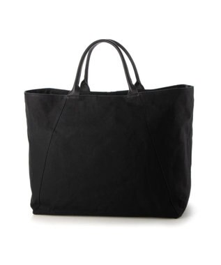 UNBILLION perche パラフィンキャンバス2wayボストントート ブラックブラック