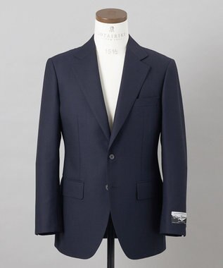 GOTAIRIKU 【御幸毛織】ドライスピナーツイルストレッチスーツ_ネイビー格子 ネイビー系8