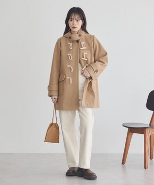 earth music&ecology ダッフルコート Beige