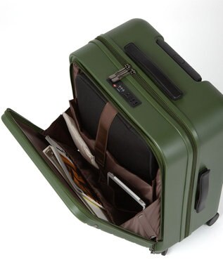 ACE BAGS & LUGGAGE ACE フレットボード フロントオープン スーツケース M 50L 05432 エース カーキ