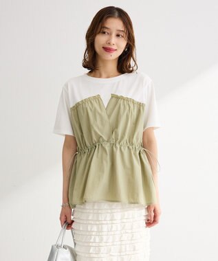 Green Parks ビスチェドッキングカットプルオーバー Khaki