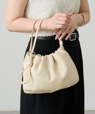 russet レザーキーリング(CE-1455) CreamBE