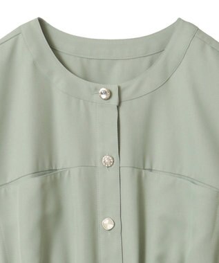 Green Parks ・ＥＬＥＮＣＡＲＥ　ＤＵＥ　イロイロ釦ワンピース Mint