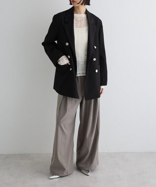 Green Parks ダブルテーラードジャケット Black