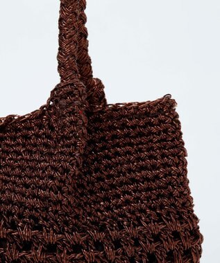 TOPKAPI 【TREASURE TOPKAPI】メタリック ラウンド トートバッグ ブロンズ