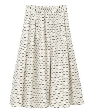YECCA VECCA タックフレアスカート Dot