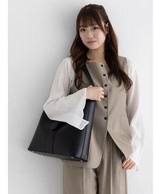 Te chichi スクエアネックジレ【AOYAMA FASHION ASSOCIATION × Te chichi】 モカ