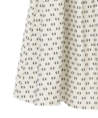 YECCA VECCA タックフレアスカート Dot