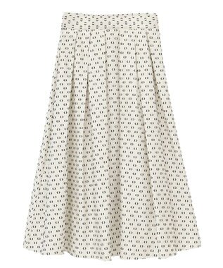 YECCA VECCA タックフレアスカート Dot