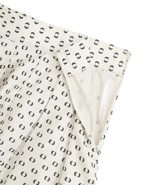 YECCA VECCA タックフレアスカート Dot