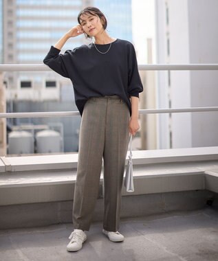 ANY L 【洗濯機可】かのこドルマンプルオーバー ブラック