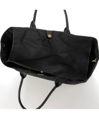 UNBILLION perche パラフィンキャンバス2wayボストントート ブラックブラック