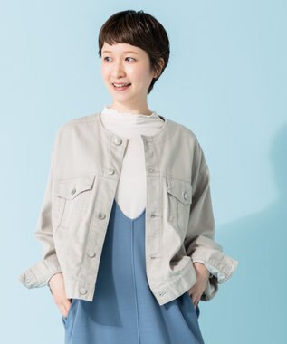 ONWARD Reuse Park 【自由区】ジャケット春夏 ベージュ