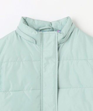 ANY KIDS 【洗濯機OK】中綿リボンコート ミント