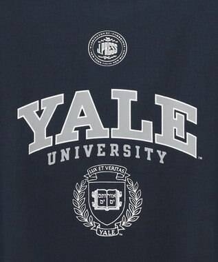 J.PRESS MEN 【J.PRESS×YALE】エンブレムTシャツ ネイビー系