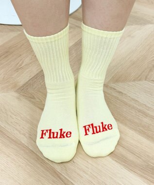 WEGO Flukeロゴリブソックス ライトイエロー