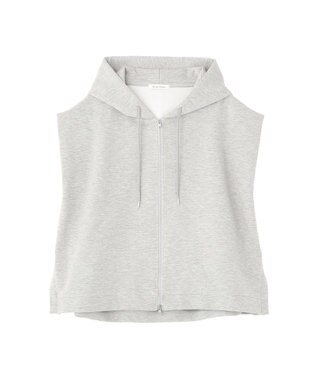 Green Parks フード付ベスト Gray Mixture