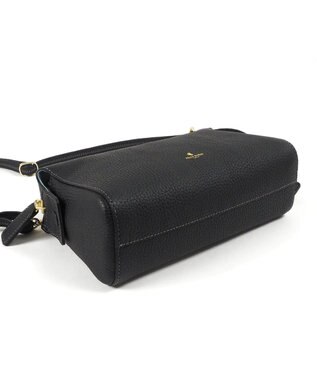 PELLE BORSA シンプルショルダーポシェット Reinette レネット 4717 ブラック