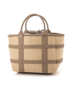 UNBILLION cachecache ポリプロピレンシートラティスバッグ オーク