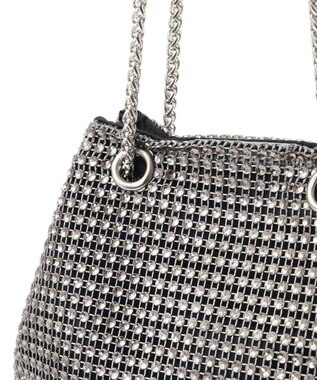 Green Parks ａｎｄｍｉｋｋａ　２ＷＡＹキラキラ巾着バッグ Gray