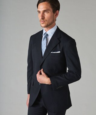 GOTAIRIKU リクルート/フレッシャー/成人式にもおすすめ【しわになりにくい/ストレッチ】ストレッチギャバジン スーツ_ブラック ブラック系