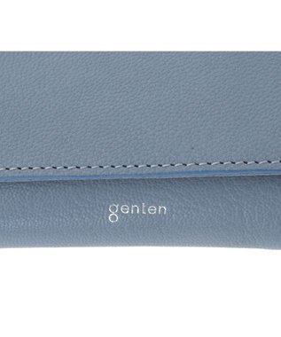 genten モルトフレスコ 2つ折り財布 デニムブルー