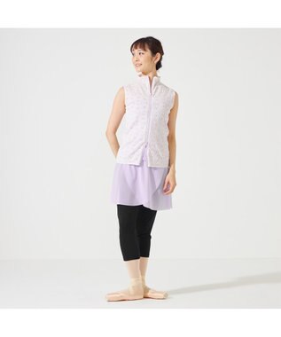 Chacott スカート付レギンス ライラック