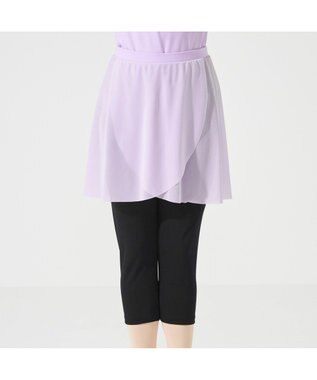 Chacott スカート付レギンス ライラック