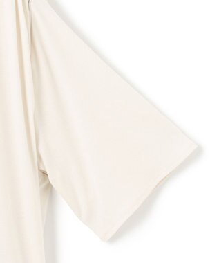 ICB 【接触冷感・UVケア・洗える】 ハイツイストスムース デザインカットソー ライトベージュ系