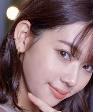 Tiaclasse ストーンイヤーカフ ゴールド