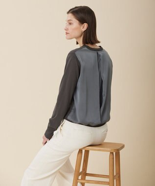 BEIGE， JULIE / サテンニット Slate