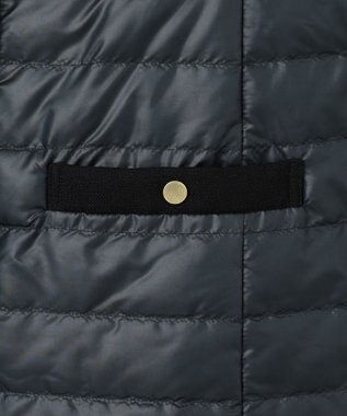 自由区 【洗える】ライトダウン ジレ ミッドナイト