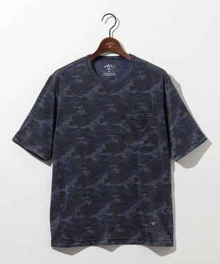 JOSEPH ABBOUD MOUNTAIN 【接触冷感】クールスキンガード Tシャツ ネイビー系5