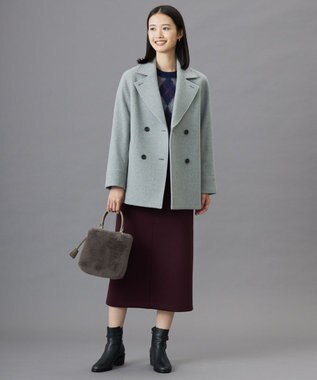 J.PRESS LADIES L 【WEB限定】FLUFFY ARGYLE ニット 【WEB限定】ネイビー×グレー系5