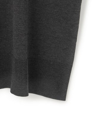 UNFILO 【野呂佳代さん着用】マイビューティニット Ｖネックワンピース チャコール