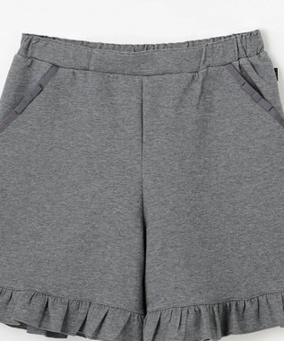 組曲 KIDS 【150-160㎝】カットショート パンツ チャコール系