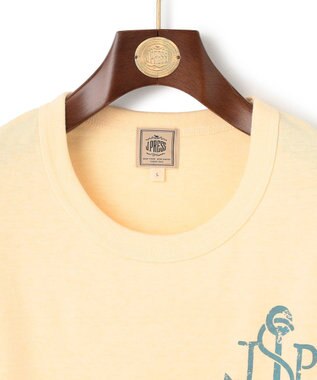 J.PRESS MEN 【NYUZELESS】アンカーグラフィック Tシャツ イエロー系